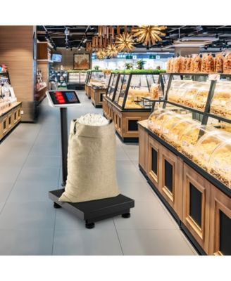 Digital Folding Platform Scale with Price Calculator, 660-lb Capacity