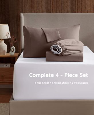 Premier Collection Deep Pocket 4 Piece Sheet Set, King