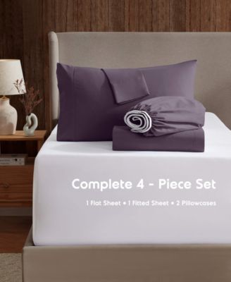 Premier Collection Deep Pocket 4 Piece Sheet Set, Full