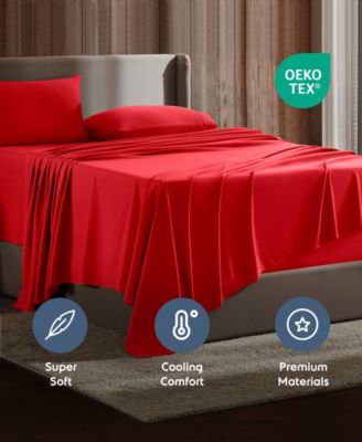 Premier Collection Deep Pocket 4 Piece Sheet Set, Full