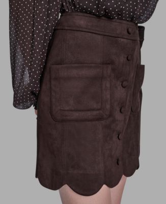 Women's Tulip Hem Mini Skirt