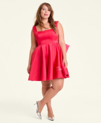 Disney | Macy's Plus Size Minnie Mouse Bow Fit & Flare Mini Dress, Macy's  Exclusive - Macy's