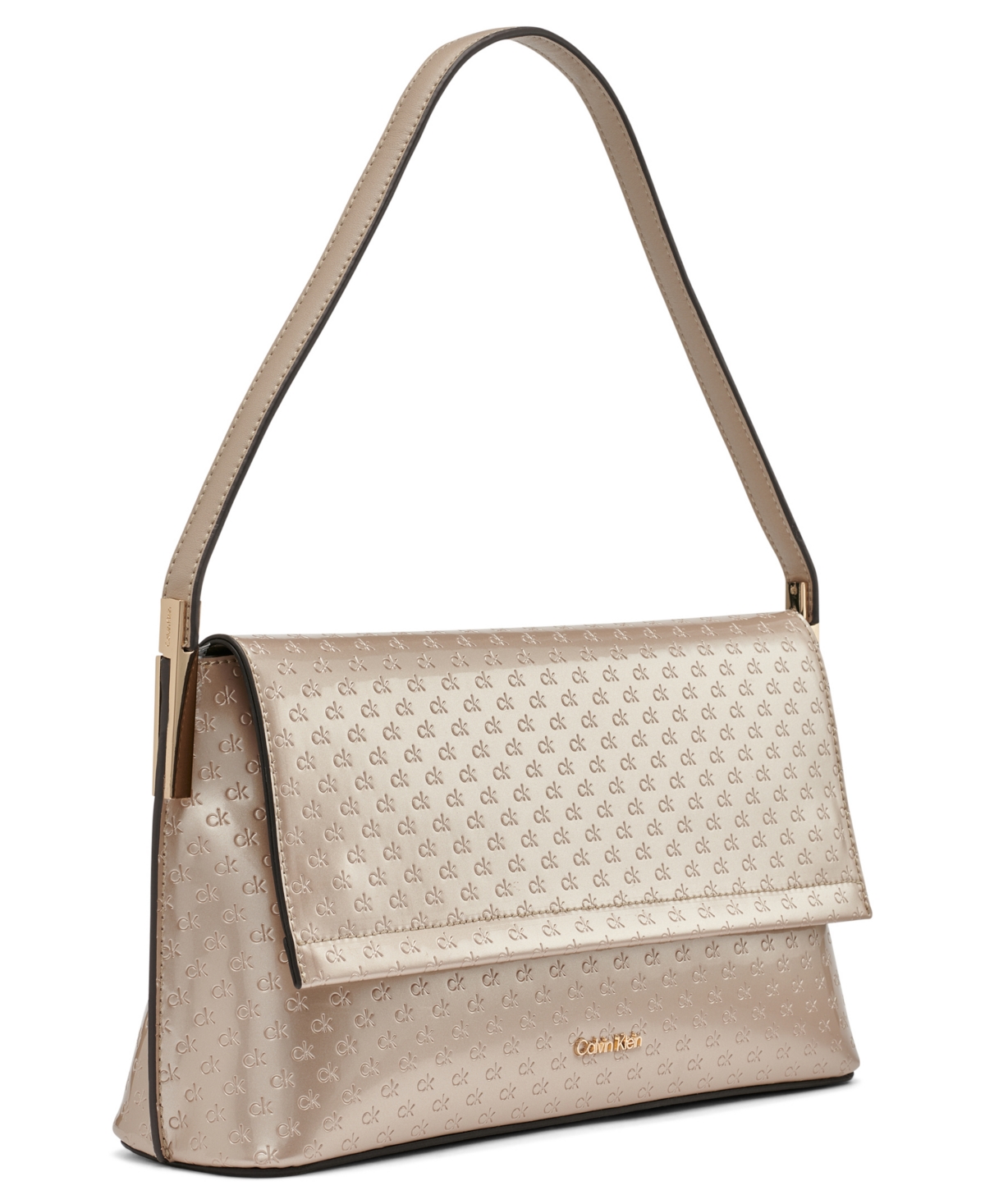 Calvin Klein Women's Verne Mini Shoulder Bag In Silver