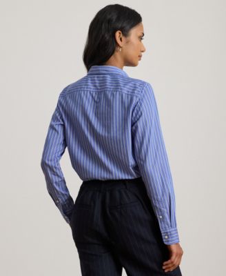 Petite Long Sleeve Button Up Shirt