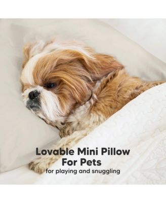 Mini Toddler Pillow and Pillowcase for Crib, 9x13 Small Pillow for Toddler, Kids Travel Pillow