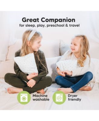 Mini Toddler Pillow and Pillowcase for Crib, 9x13 Small Pillow for Toddler, Kids Travel Pillow