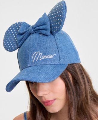 Minnie Mouse Ears Baseball Cap Embellished with Crystals by Swarovski&reg;, Macy's Exclusive