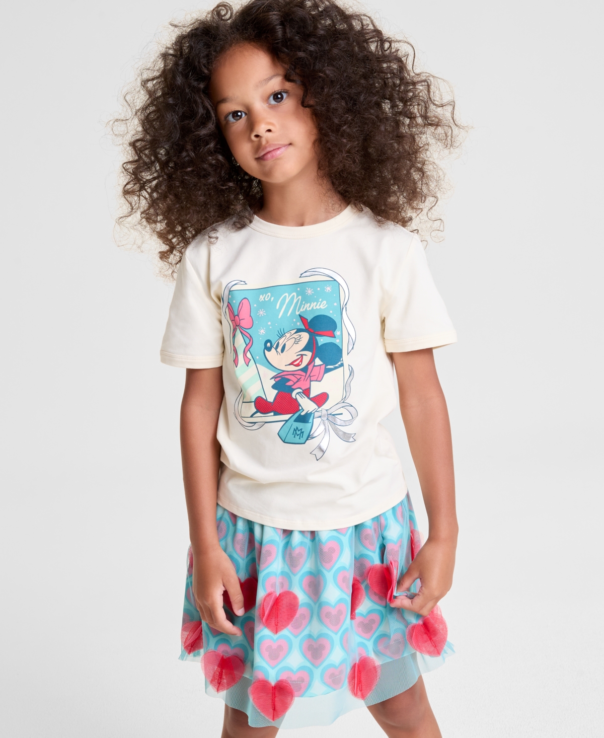 Disney | Macy's Girls 2T- 6X Minnie Mouse Graphic Tee, Exclusive