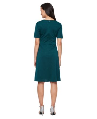 Women's Novelty Crochet Knit Midi Dress