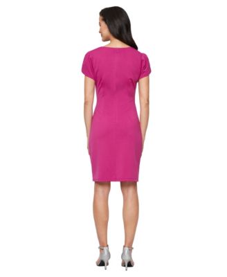 Women's Scoop Neck Sheath Dress