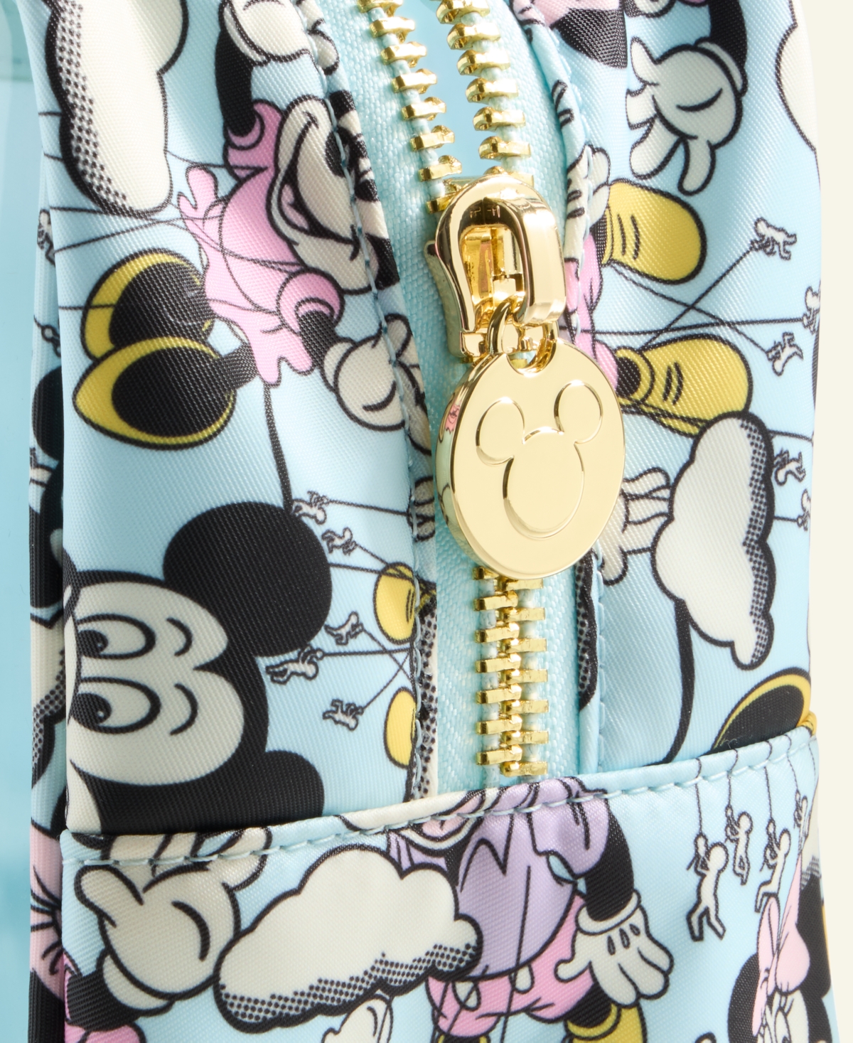 Stoney Clover Lane Disney | Macy's Mickey & Friends Top-Zip Clear Front Large Pouch, Macy's Exclusive