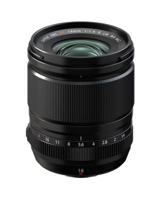 XF 18mm f/1.4 R LM WR Prime Lens, Bundle with 62mm Digital Essentials Filter Kit and 15x15" Lens Wrap