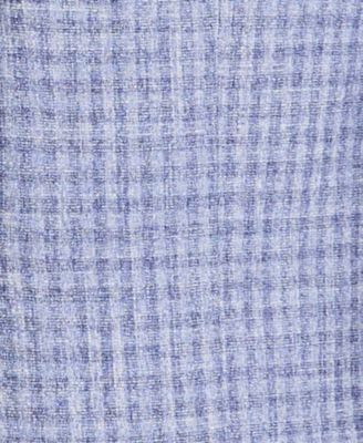 Men's Modern-Fit Blue Check Blazer