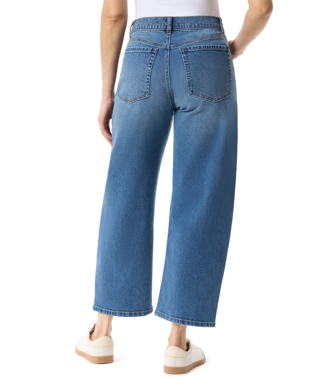 Gloria Vanderbilt Women's Barrel High-rise Jeans In Blue