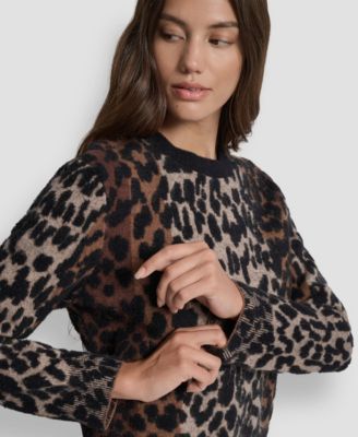 Women's Leopard Print Sweater