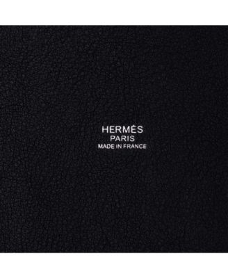 Pre-Owned Hermes MM Picotin Lock Bag Felt with Leather