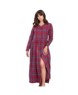 Only Necessities Plus Size Flannel Plaid Lounger