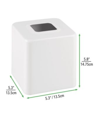 Metal Square Modern Tissue Box Cover Holder for Bathroom,  4 Pack