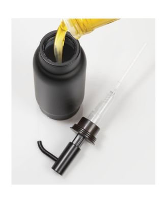 Stainless Steel Soap Dispenser for Bathroom or Kitchen Countertop, Black