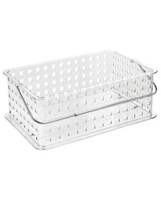 Large Stackable Shower Caddy Basket, Clear, Made in USA