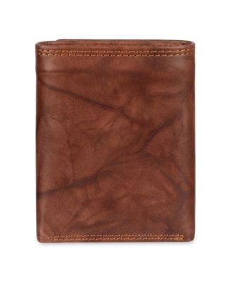 Men's Ribbon Striped Trifold Wallet