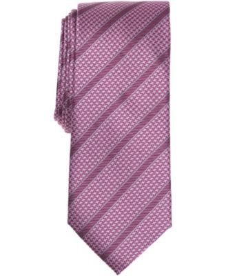 Men's Ember Stripe Pattern Tie, Macy's Exclusive