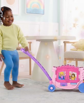 Disney Princess Pull-Along Musical Carriage with 2 Figures