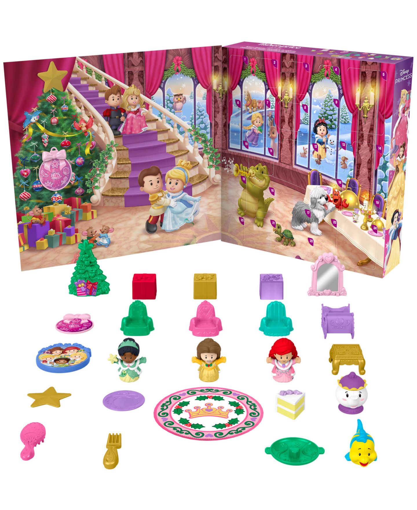 Детская игрушка Little People Disney Princess Advent Calendar, 24 Toys — фото 1