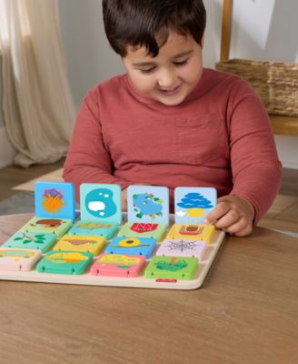 Wooden Flip and Reveal Busy Activity Board