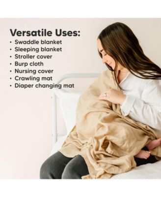 4pk Muslin Swaddle Blankets for Baby Boys, Girls - Baby Blankets, Swaddles for Newborns