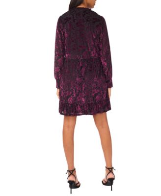 Women's Long Sleeve Babydoll Dress