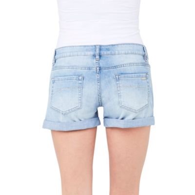 Maternity Denim Shorty Shorts