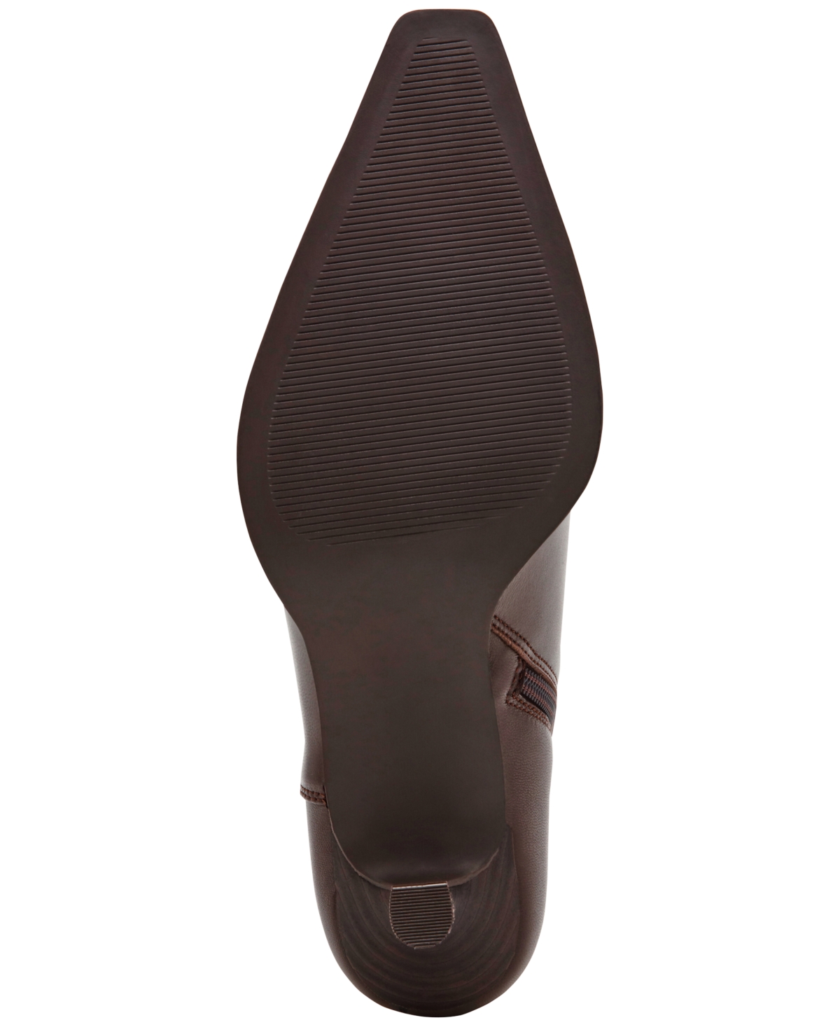Steve Madden Stasia Kitten-heel Sock Booties In Brown