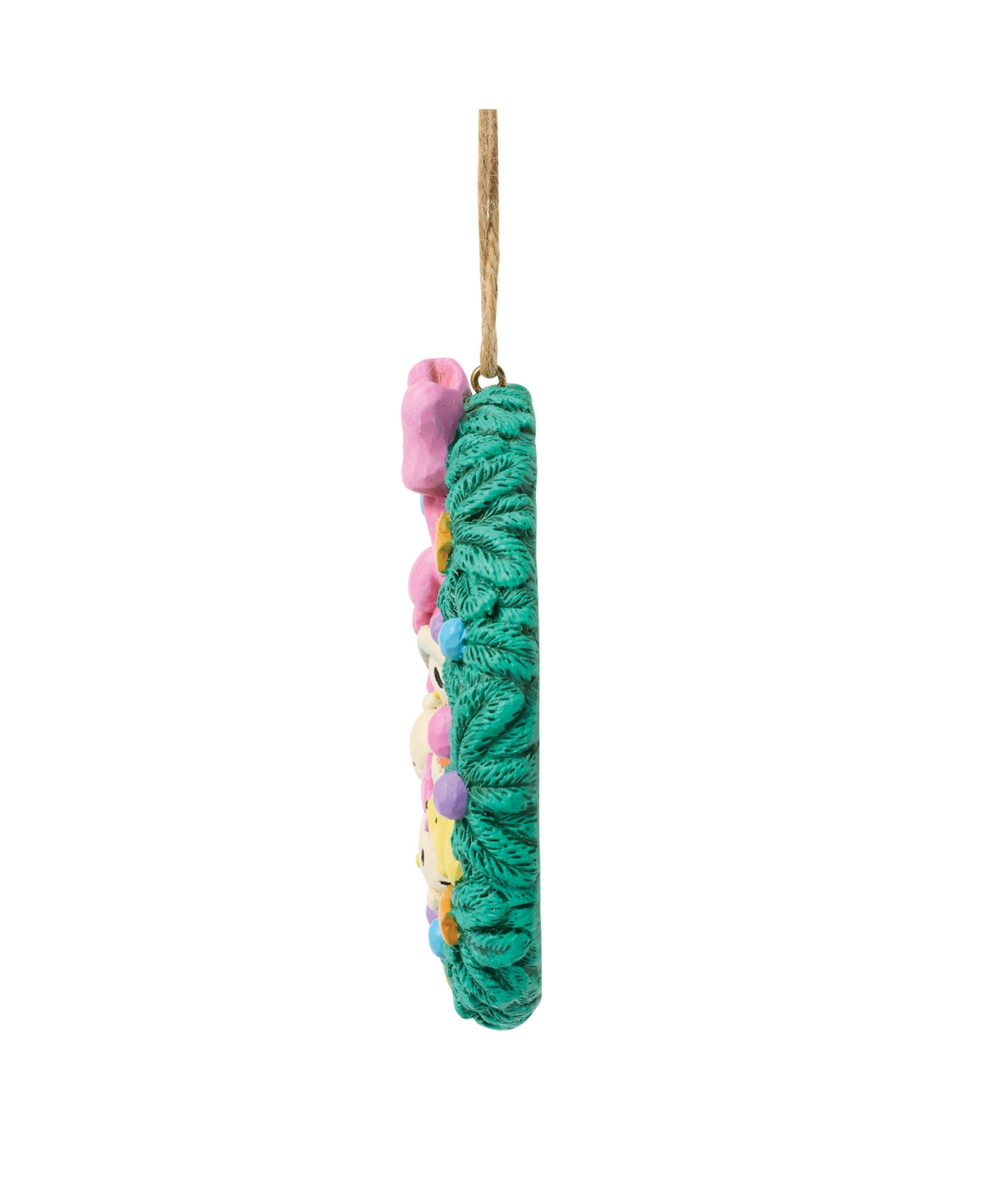 Jim Shore Hello Kitty Friends Wreath Hanging Ornament In Multi