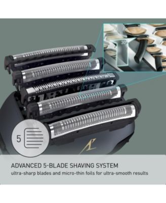 ARC5 Men’s Electric Razor, 5-Blade, Wet/Dry, Pop-up Trimmer, Pivoting Head