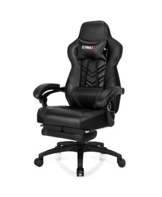 Office Computer Desk Chair Gaming Chair Adjustable Swivel w/Footrest