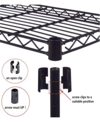 48&#39;&#39;x18&#39;&#39;x71&#39;&#39; Closet Organizer Garment Rack Portable Clothes Hanger Home Shelf