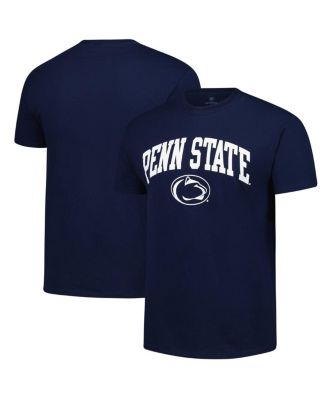 Fanatics Unlabeled - Unlabeled Men's Navy Penn State Nittany Lions Distressed Arch Mascot T-Shirt