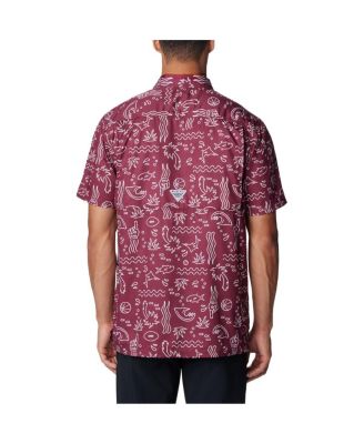 Men's Garnet Florida State Seminoles Super Slack Tide Omni-Wick Button-Up Shirt