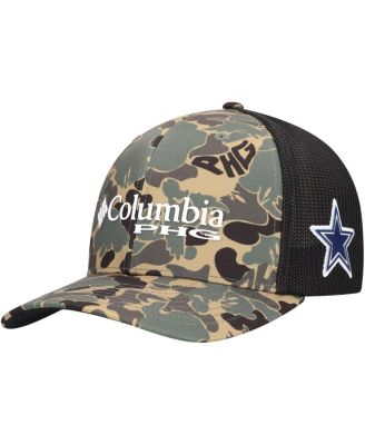 Columbia - Men's Camo Dallas Cowboys PHG Mesh Flex Hat
