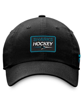 Men's Black San Jose Sharks Authentic Pro Prime Adjustable Hat