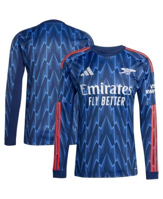adidas - Men's Blue Arsenal 2025/26 Away Replica Long Sleeve Jersey