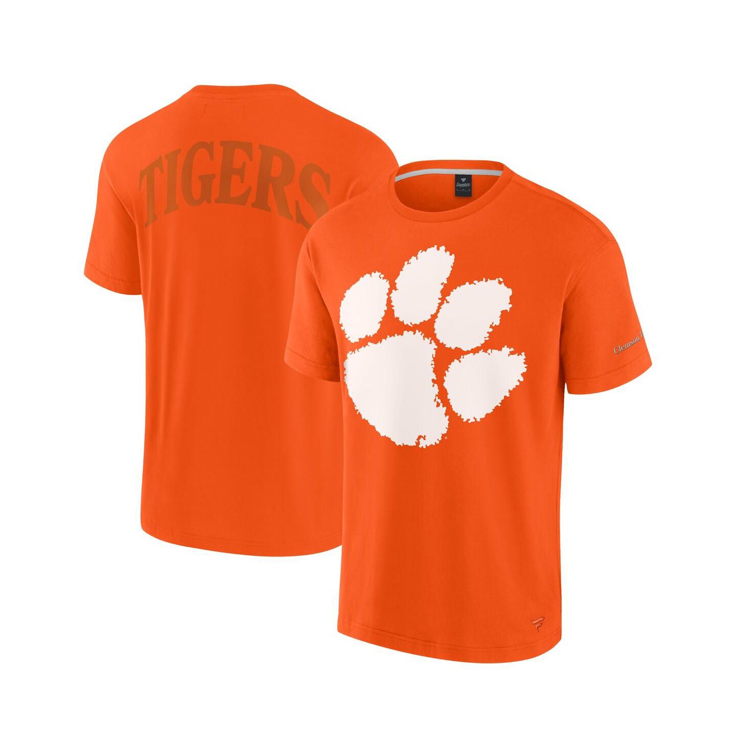 Мужская футболка Fanatics Orange Clemson Tigers Iconic — фото 1