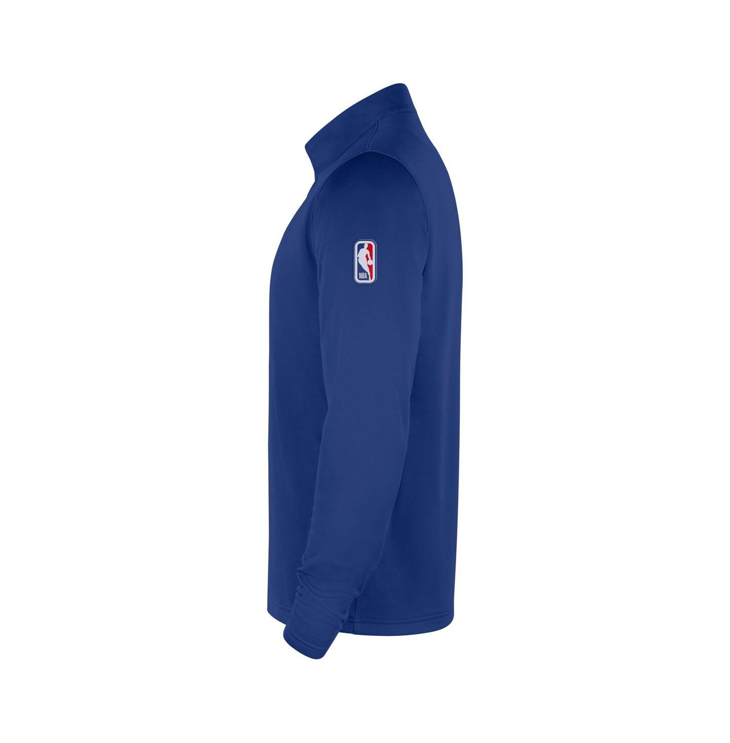 Мужская куртка Nike Royal Golden State Warriors 2025/26 Authentic Coaches Quarter-Zip Pullover — фото 4