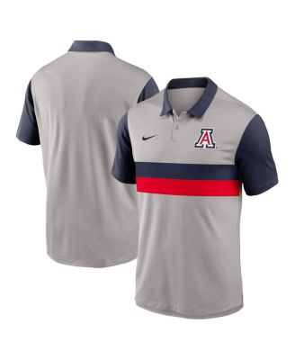 Nike - Men's Gray/Navy Arizona Wildcats Vapor Performance Polo Shirt