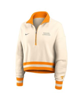 Women's Tan Tennessee Volunteers Legacy Half-Zip Sweatshirt