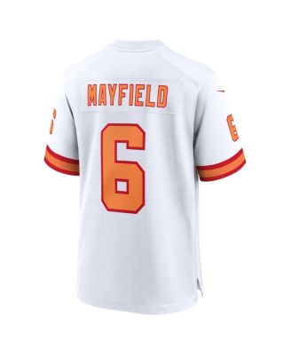 Men's Baker Mayfield White '76 Tampa Bay Buccaneers Player Game Jersey