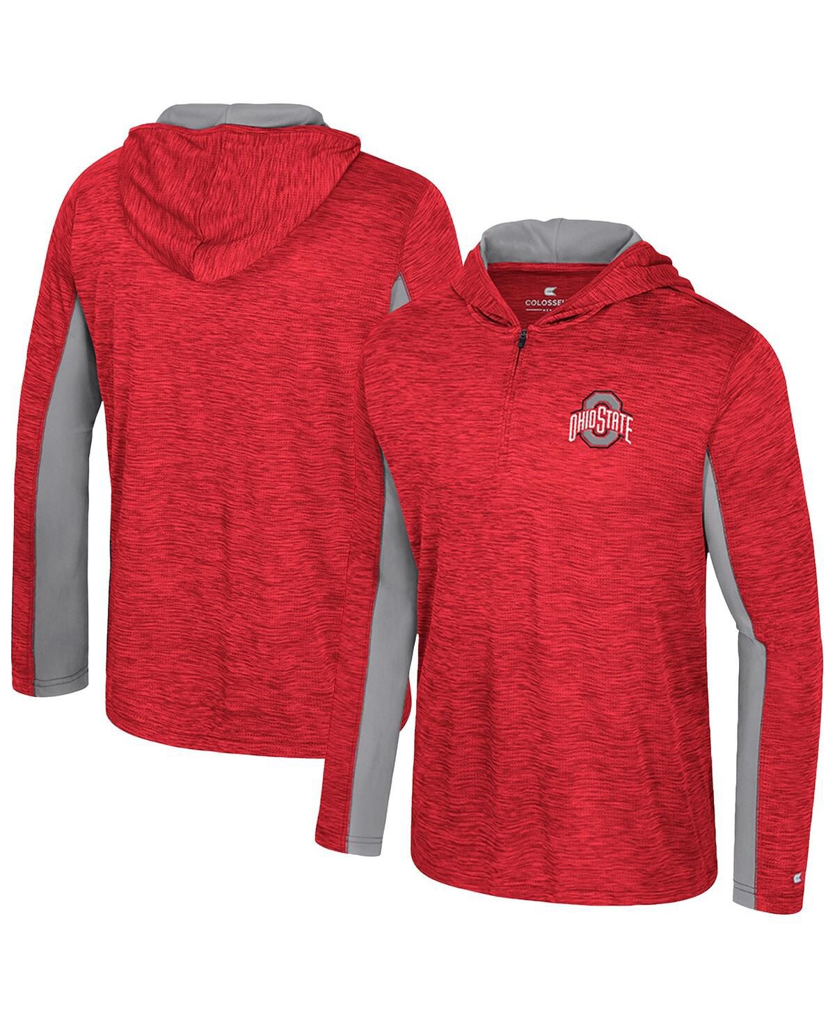 Мужская алая толстовка с капюшоном Ohio State Buckeyes Always Sunny на молнии