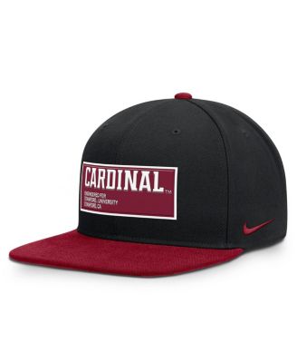 Nike - Men's Black/Cardinal Stanford Cardinal 2025 On-Field Patch Pro Dri-FIT Snapback Hat
