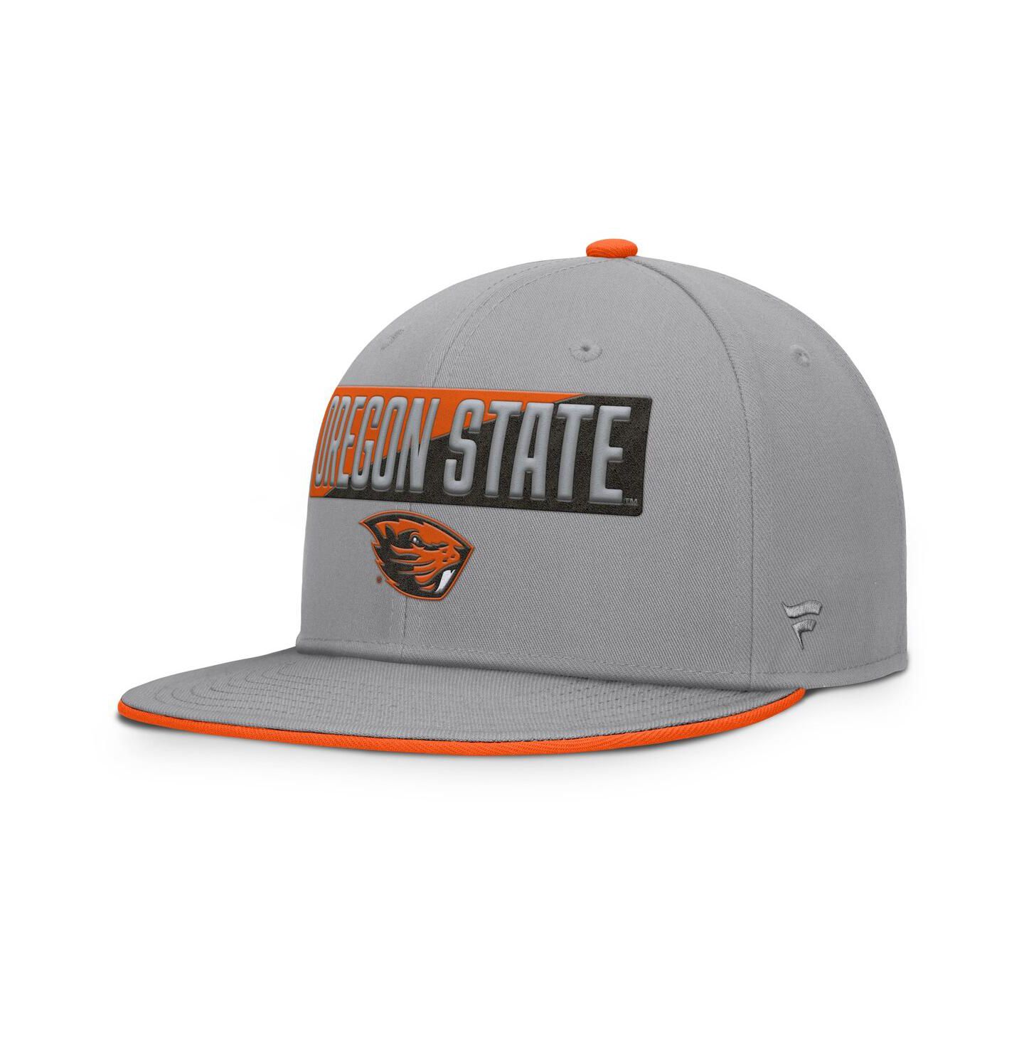Мужские головные уборы Fanatics Gray Oregon State Beavers Duo Snapback Hat — фото 1